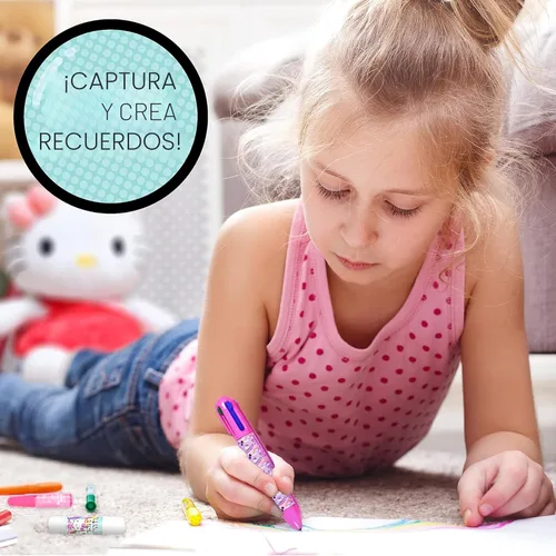 Miniatura 4 de Hello Kitty Todo en Uno DIY, Diseña Tu Propio Álbum de Recortes con Más de 250 Artículos Esenciales, Excelentes Juguetes de Hello Kitty