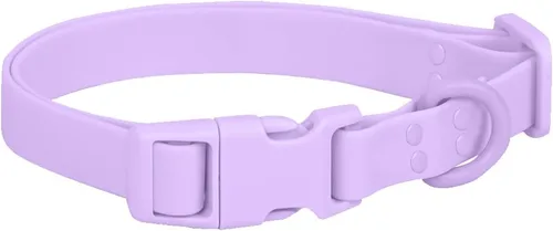 Miniatura 18 de FEimaX Collar de silicona impermeable para perro ajustable y resistente al olor, fácil de limpiar para perros grandes, medianos y pequeños, collares