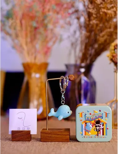 Miniatura 6 de 10 ganchos giratorios con cierre de langosta, clips de gatillo de mosquetón con anillo de llavero dividido plano y 8 clips giratorios