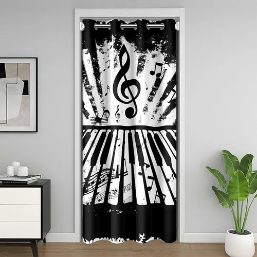 Miniatura 21 de Castle Fairy Cowboy Boots Door Curtain for Doorways Privacy Bohemia Musical Guitar Doorway Curtain Western Rustic Cowgirl All Season Blackout