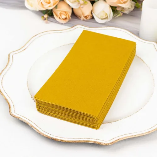 Miniatura 13 de Efavormart - Paquete de 20 servilletas de papel Airlaid suaves de lino de color burdeos, altamente absorbentes, desechables Borgoña