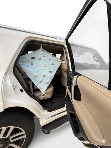 Parasol multiusos para ventana de automóvil para bebés y niños pequeños, se puede utilizar como una funda de lactancia y funda de asiento de