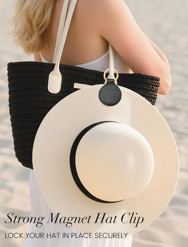 Miniatura 3 de Niveaya Clip magnético para sombrero para viajar en la bolsa, gancho de almacenamiento magnético, accesorio esencial de viaje de vacaciones
