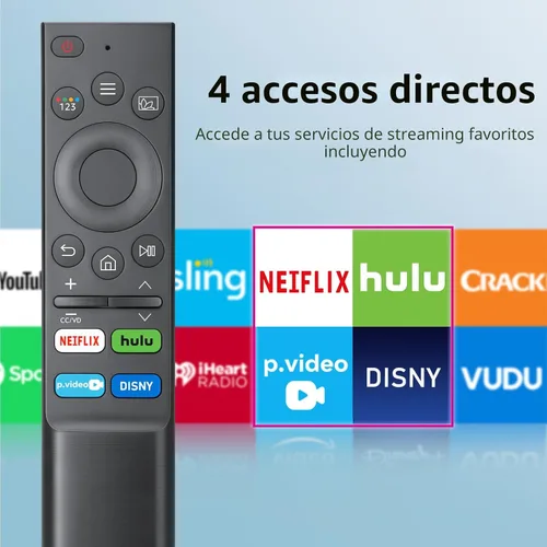 Miniatura 4 de 【Paquete de 2】 Reemplazo universal para Samsung-Smart-TV, control remoto para todos los televisores Samsung 2016-2026
