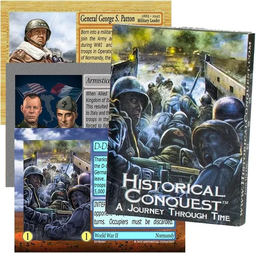 Juego de cartas - Paquete de expansión de 20 cartas de la historia de la Segunda Guerra Mundial (divertido y educativo para estudiantes y padres)