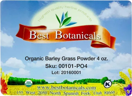 Miniatura 5 de Best Botanicals Hierba de cebada en polvo 4 oz (orgánico)