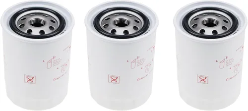 JZGRDN 3 filtros de combustible 16631-43560 HH166-43560 compatibles con Kubota V2203 V3307 Motor SSV65 SSV75 SVL75 SVL90 Cargador M5700 M6800 M8200