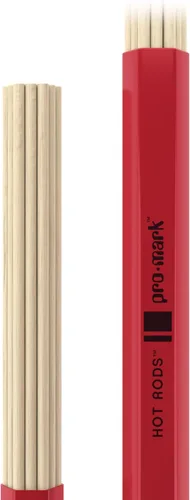 Miniatura 5 de ProMark Hot Rods - Baquetas de tambor H-Rods, silenciosas, para pequeñas actuaciones, 5B, 0.550 pulgadas de diámetro, 16 pulgadas de longitud, 1 par