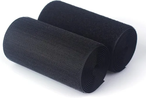 Miniatura 5 de HUAYY Velcro en tejido para coser, sin adhesivos, fabricado en nailon, 2 pulgadas de ancho x 5 yardas de largo, negro (2in x 5yd)