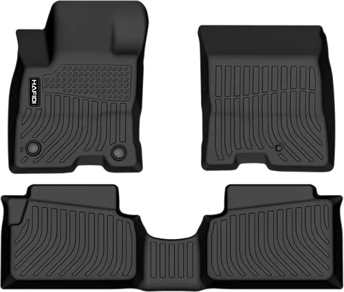 Miniatura 35 de HAFIDI® - Tapetes para auto con almacenamiento debajo del asiento, para todo clima, antideslizantes, de elastómero termoplástico, para la primera