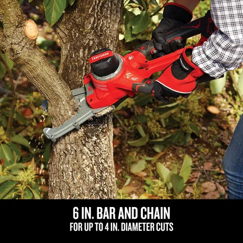 Miniatura 6 de CRAFTSMAN V20 - Lopper inalámbrico, 6 pulgadas, solo herramienta desnuda (CMCCSL621B)