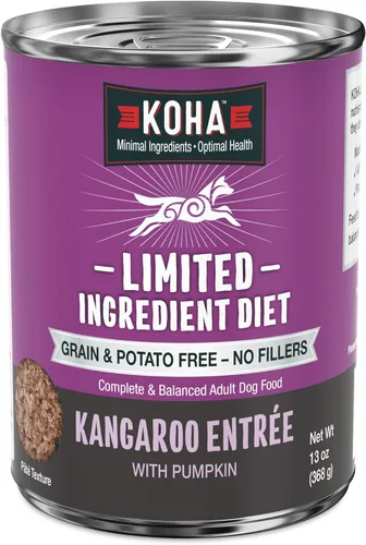 Miniatura 8 de KOHA Dieta de Ingredientes Limitados Entrée de Cordero para Perros - Comida Húmeda para Perros Sin Granos y Sin Rellenos - Comida Enlatada