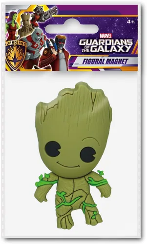 Miniatura 2 de Marvel Guardians of The Galaxy Groot - Imán de espuma 3D, multicolor, 3 pulgadas