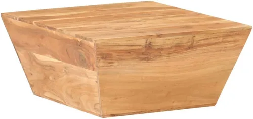Miniatura 7 de Mesa auxiliar, mesa de centro de tronco, mesa de centro de granja adecuada para sala de estar, oficina, balcón, estudio, sala de estar familiar