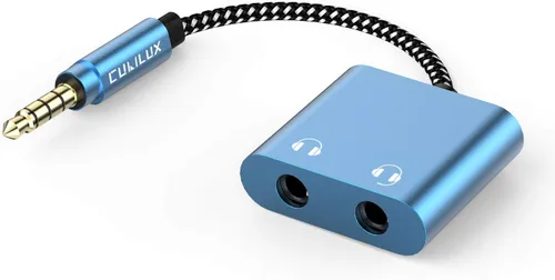 Miniatura 9 de Cubilux Adaptador USB C para auriculares dobles, tipo C a divisor de audio de 3.5mm doble compatible con iPhone 17/16/15, iPad Pro 13/12.9/11 iPad