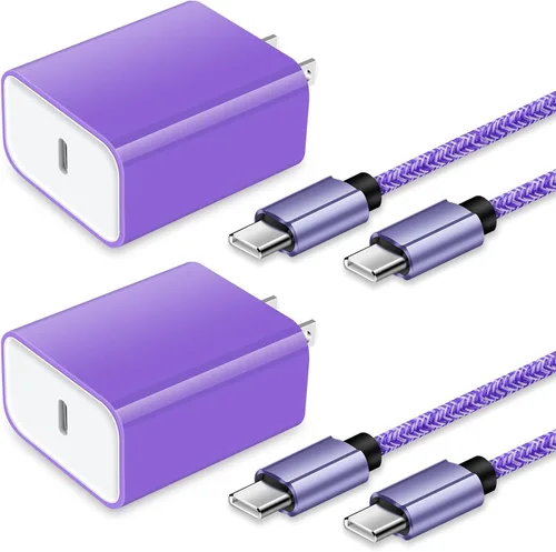 Miniatura 8 de Pixel 10/9/8/7/6/5 Cargador rápido, 20 W USB C Bloque de carga rápida para Google Pixel 10a/10 Pro/10 Pro XL/9a/9 Pro/9 Pro XL/9 Pro Blanco