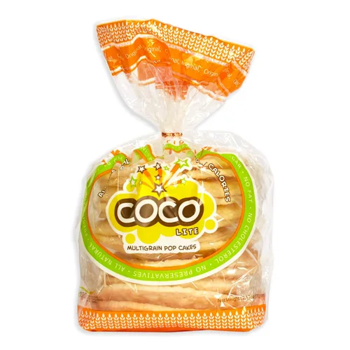 Miniatura 3 de COCO LITE ORIGINAL - Paquete de 4 pasteles de arroz reventados, sin OMG, galletas de arroz ligeras y aireadas, patatas fritas de arroz multigrano