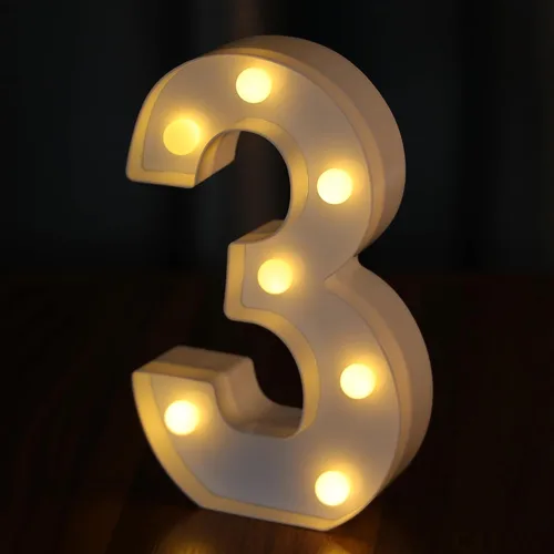 Miniatura 13 de Letras Iluminadas, Luces de Letras LED 26 del Alfabeto, Letra Iluminada Decorativa, Letras de Marquesina LED que Funcionan con Pilas para Fiesta
