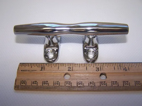 Miniatura 2 de 044604 Sea-Dog Line Tacos de Base Abierta Cromado Zinc 4" Inch Par (2) SURPLUS 132-1140