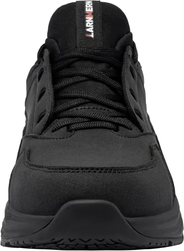 Miniatura 3 de LARNMERN Zapatos de trabajo antideslizantes para hombre, zapatos de moda para caminar, zapatos de cocina, zapatos de chef, impermeables