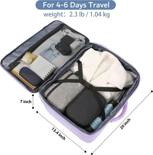Miniatura 91 de MATEIN - Mochila de viaje extragrande de 10.56 galones, mochila de viaje ampliable apta para aerolíneas, para viajeros de fin de semana, hombres