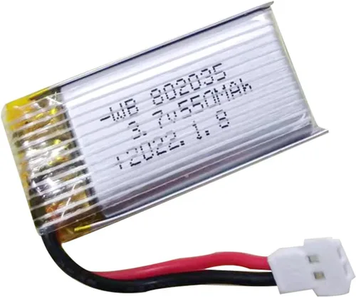 Batería de 3.7V 500mAh 802035 para drones de alto aumento para accesorios modelo de avión