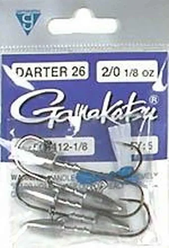 Gamakatsu Gamakatsu 505412 Darter 26 Jighead Sz 2 0 Ns Blk Paquete de 5