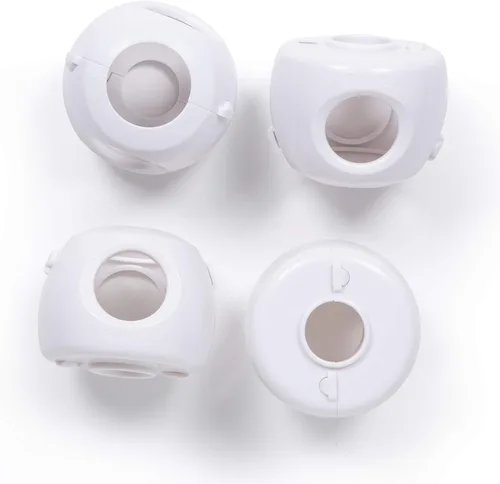 Miniatura 4 de Safety 1st Parent Grip - Fundas para pomo de puerta, color blanco, talla única (HS3260600), el embalaje puede variar (paquete de 8)