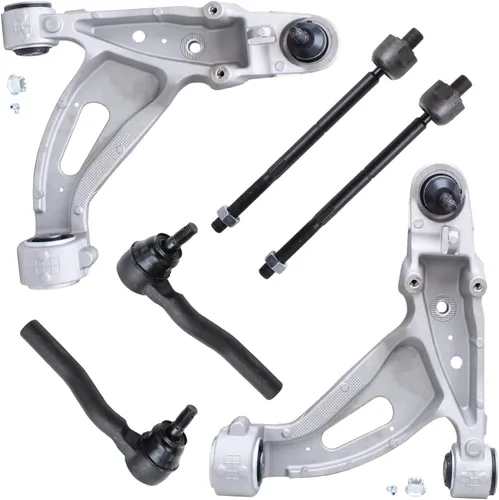 Miniatura 111 de Detroit Axle - Kit de extremo delantero para Chrysler 300 Dodge Charge Challenger 2011-2023, 2 brazos de control inferiores traseros 2 rótulas