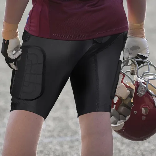 Miniatura 9 de Mens Football Girdle with Pads Hip Thigh Butt Tailbone Protector Pants Padded Compression Short Youth Adult Protective for Baseball Snowboard Skate
