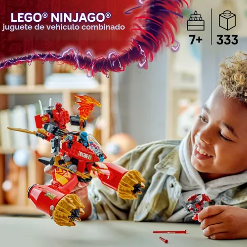 Miniatura 2 de LEGO NINJAGO Kai's Mech Storm Rider Figura de Acción – Juguete de Construcción de Juego Imaginativo para Niños y Niñas, a partir de 7 años – Juguete