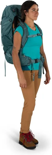Miniatura 6 de Osprey Renn 50L - Mochila de senderismo para mujer, Azul Cascada/Naranja Melón Cascada Azul/Melón Naranja