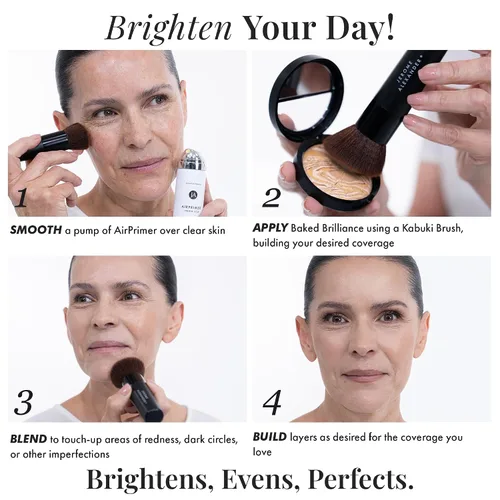 Miniatura 7 de Jerome Alexander Magic Minerals Baked Bronzer - Polvo mate autoajustable para un brillo natural besado por el sol y sensación ligera Medio