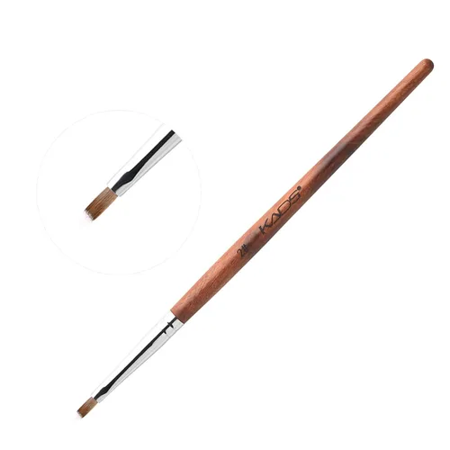 Miniatura 4 de KADS Kolinsky - Brocha acrílica para uñas ovalada, con mango de madera resistente, para manicura y pedicura profesional (n.° 10)