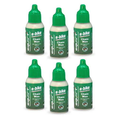 Miniatura 10 de Squirt Cera de cadena E-Bike de 4.1 fl oz con aditivos de alta presión para bicicletas eléctricas - Lubricante Ebike para condiciones húmedas