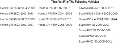 Miniatura 3 de Race Tech - Casquillos de horquilla interior para Suzuki RMX450Z 2010
