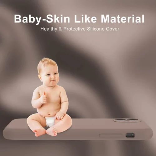 Miniatura 6 de DEENAKIN Funda compatible con iPhone 11 con protector de pantalla, silicona sedosa, funda de cámara mejorada, probada contra caídas de 16 pies