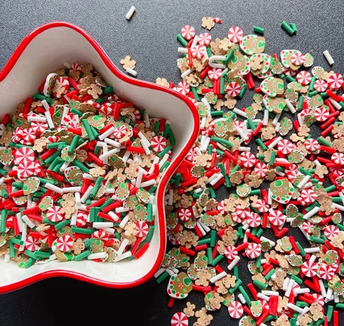 Miniatura 2 de EHOPE Chispas Falsas Chispas Falsas de Navidad Chispas Falsas de Dulce Chispas de Arcilla Chispas de Polímero Rodajas de Arcilla Polimérica