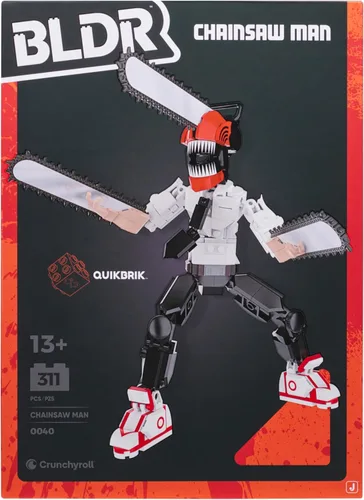 Miniatura 4 de BLDR Chainsaw Man Figura de Acción Construible Conjunto de Construcción 0040-10 Pulgadas Figura Articulada Construible con 311 Piezas