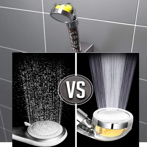 Miniatura 5 de Cabezal de ducha de alta presión, cabezal de ducha con filtro de vitamina C, cabezal de mano de ahorro de agua, filtro de cloro y flúor que ayuda a