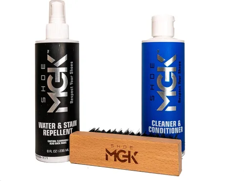 Miniatura 3 de Shoe MGK Kit de cuidado de zapatos Clean & Protect Limpiador y acondicionador de zapatos, repelente al agua y manchas y cepillo