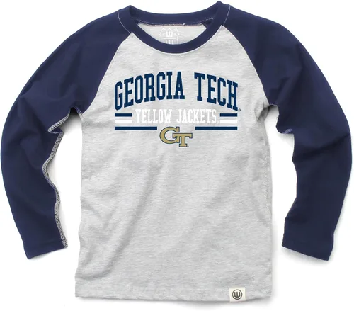 Miniatura 32 de Wes and Willy NCAA playera raglán de manga larga para niños