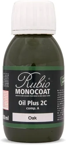 Miniatura 103 de Rubio Monocoat Muestra de Acabado de Aceite para Madera - Puro Aceite Plus Parte A Aceite de Linaza de Secado Rápido y Ecológico para Uso Pure