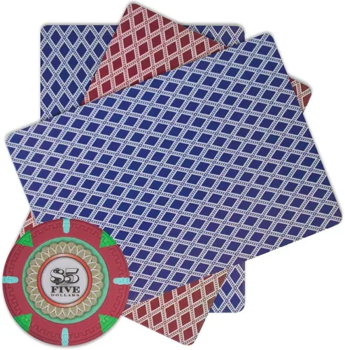 Miniatura 3 de Claysmith Gaming The Mint Poker Chip - Compuesto de arcilla pesada de 0.48 oz, paquete de 50 Rojo ($5 Red)