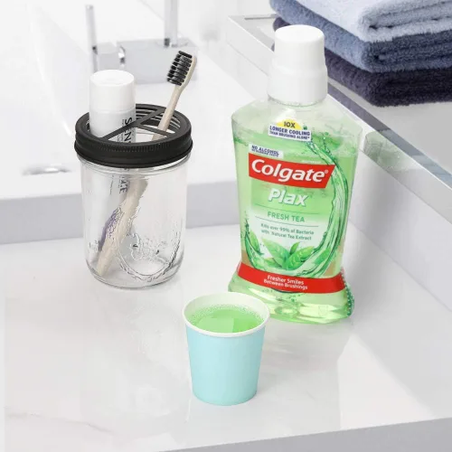 Miniatura 4 de AOZITA Paquete de 700 vasos de papel de 3 onzas, vasos de enjuague bucal azul cielo, vasos de baño desechables, tazas de espresso, vasos de papel