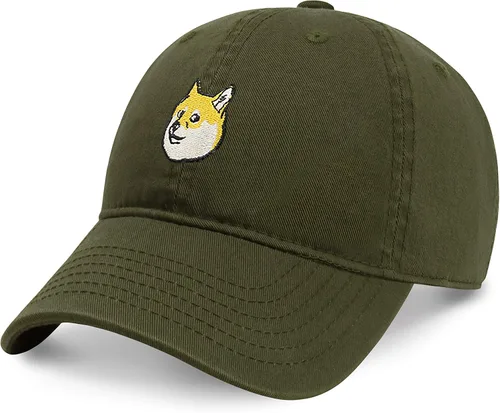 Miniatura 2 de Doge Memes Shiba Inu Dog Dad Sombreros Doge Coin Meme Diseño Original Gorras de Béisbol Sombreros Divertidos para Hombres, Mujeres Adolescentes