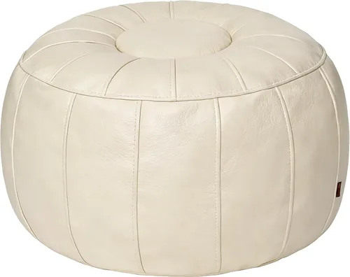 Miniatura 12 de Thgonwid Funda de puf otomano marroquí sin relleno, solución de almacenamiento para reposapiés otomano, silla puf, reposapiés, color negro