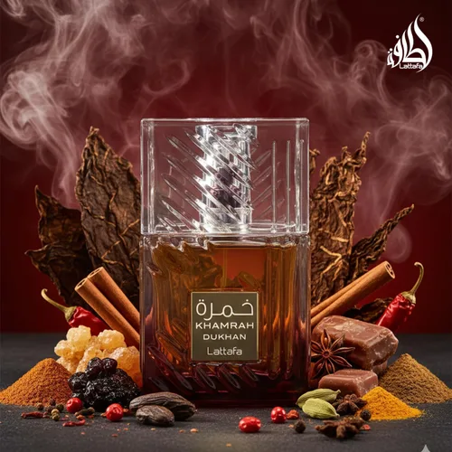 Miniatura 6 de Lattafa Khamrah Dukhan para Unisex Eau de Parfum en Spray, 3.4 onzas / 100 ml