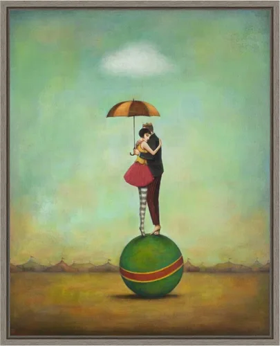 Miniatura 15 de Amanti Art Lienzo enmarcado para pared, 20 x 16 pulgadas, romance de circo, por Duy Huynh, lienzo enmarcado para pared, obras de entretenimiento