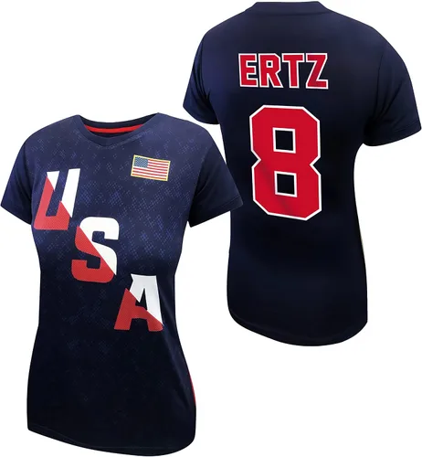 Icon Sports USWNTPA Players Assn T-Shirt - Women’s Jersey Inspired Game Day Shirt Official Olympic Soccer Team Tee Top